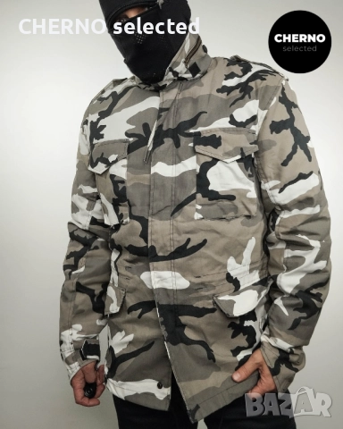 Яке BRANDIT M65 Classic Field Jacket Urban Camo – Размер L – Ново без етикети, снимка 3 - Якета - 52856571