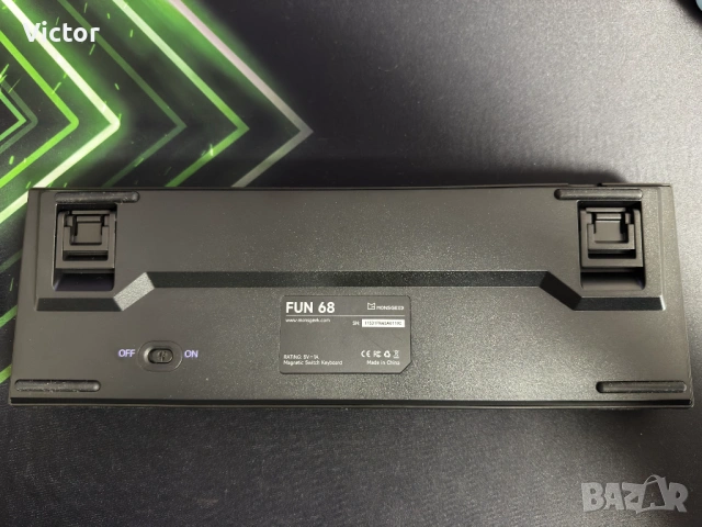 MONSGEEK Akko FUN68 безжична клавиатура с магнитни суичове, снимка 5 - Клавиатури и мишки - 53844662