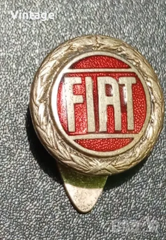 Стара значка FIAT 1930 година, снимка 5 - Колекции - 56090690
