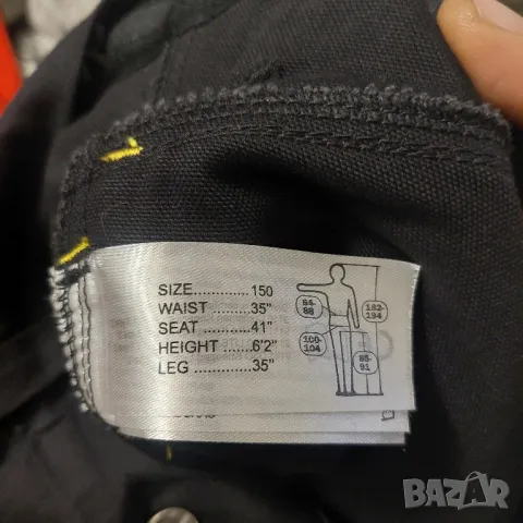 занаятчийски работни панталони Snickers Canvas+ размер 150 Л 150 , снимка 10 - Панталони - 48120285