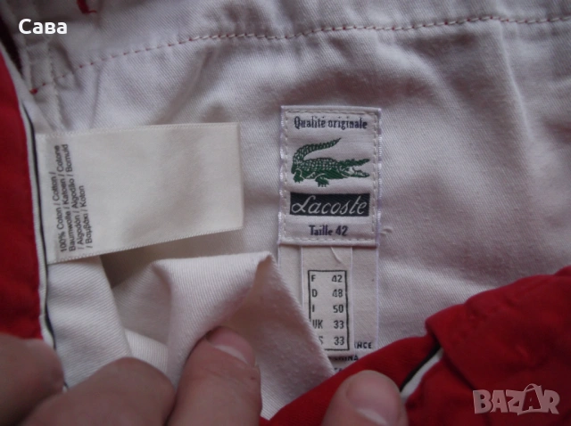 Панталон LACOSTE  мъжки,М, снимка 4 - Панталони - 53851657