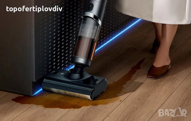 Прахосмукачка за сухо и мокро почистване Deerma DEM-VX900W,Гаранция, снимка 8 - Прахосмукачки - 53654207