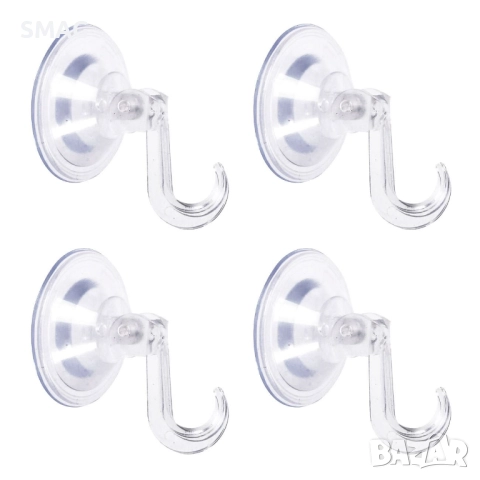 Прозрачни вакуумни закачалки – комплект 4 бр._1162205