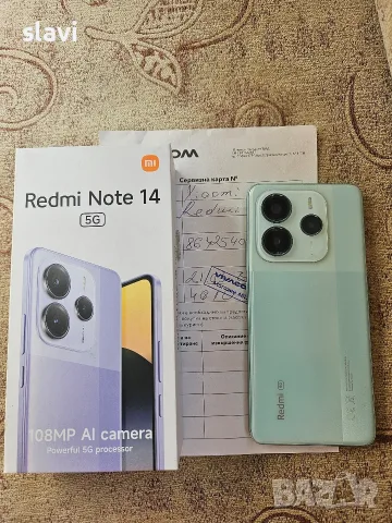 Redmi Note 14 5G 128GB Гаранция , снимка 2 - Xiaomi - 56244845