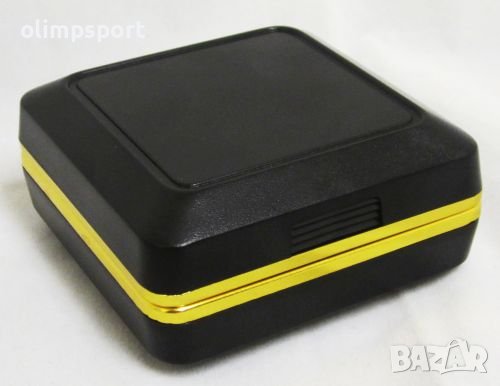 Будилник с кутия. Материал: PVC. Цвят: черен. Тегло: 90г. Р-ри разгънат: 7х7х8см. Р-ри сгънат: 7х7х3, снимка 2 - Друга електроника - 39484090