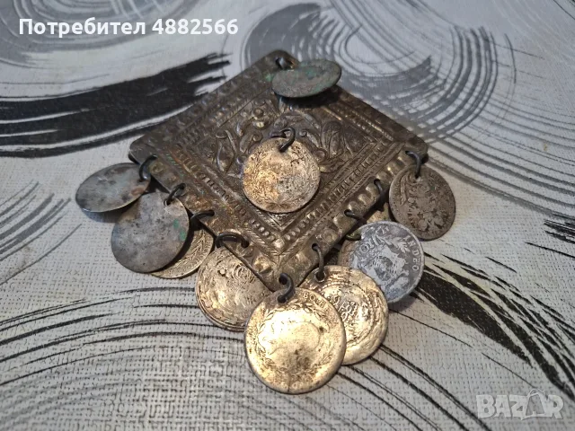 Стар възрожденски накит тепелък, снимка 2 - Антикварни и старинни предмети - 55771386