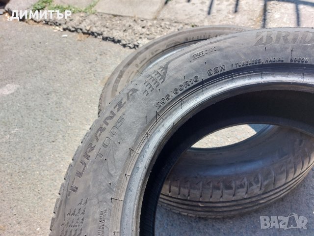 2бр.летни BRIDGESTONE 205/60/16 92H DOT 4320, снимка 5 - Гуми и джанти - 41808736