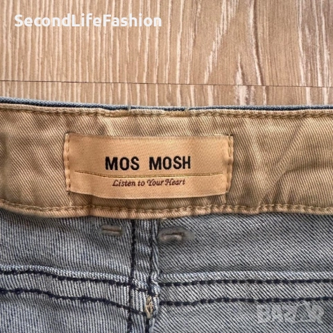 Дамски дънки Mos Mosh Niomi Wave 27x30, нови, сини, еластични, слим, снимка 8 - Дънки - 52574595