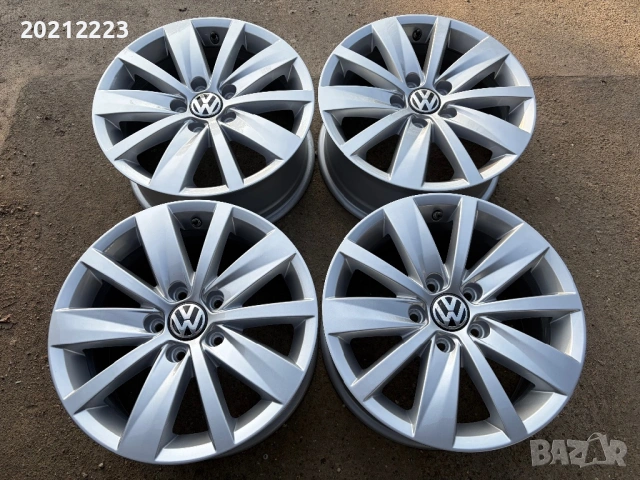 4 броя алуминиеви джанти за Volkswagen Passat  16, снимка 2 - Гуми и джанти - 53724674