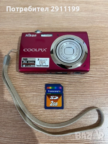 Фотоапарат Nikon 10 Mp с подаръци, снимка 8 - Фотоапарати - 53390353