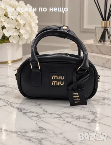 Miu Miu Дамска Черна Чанта Миу Миу Код BDF-17