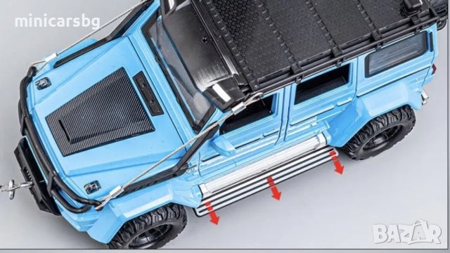 Метални колички: Mercedes-Benz Brabus G550 4X4 / G-Wagon (Мерцедес-Бенц), снимка 2 - Колекции - 41964087