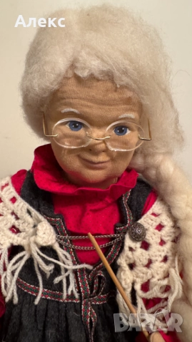 Винтидж, ръчно изработена кукла– Норвегия, 1960г! , снимка 4 - Колекции - 52432325