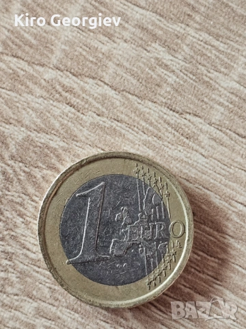1 евро 2002г Италия , снимка 2 - Нумизматика и бонистика - 53690566