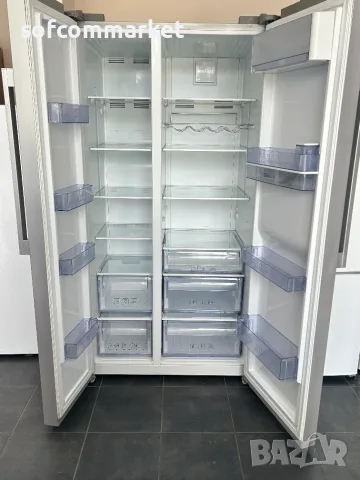 Хладилник Side-by-Side Beko GN163221S с диспенсър – отличен!, снимка 4 - Хладилници - 56328493