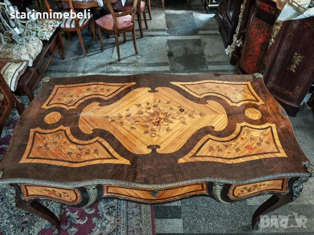 Уникално антикварно Бюро, снимка 7 - Бюра - 52518765