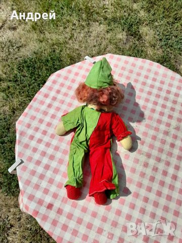 Стара кукла,клоун #5, снимка 3 - Антикварни и старинни предмети - 34063505