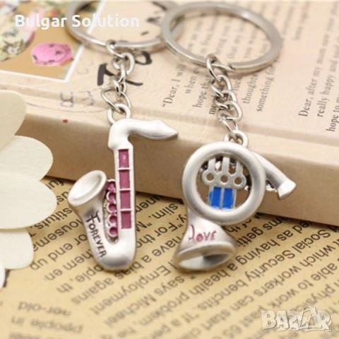 💘 Ключодържател двойка сърце и стрела за любимата/мия(2 ключодържателя), снимка 17 - Колиета, медальони, синджири - 52284264