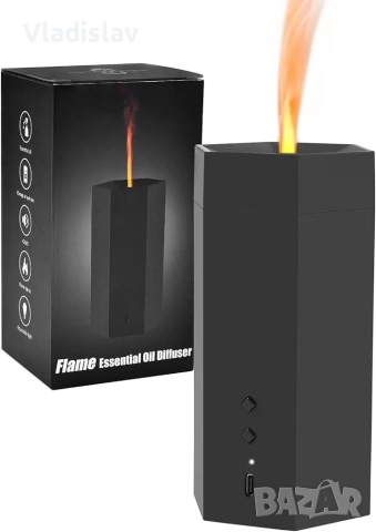 Ароматерапевтичен дифузер с имитация на пламък