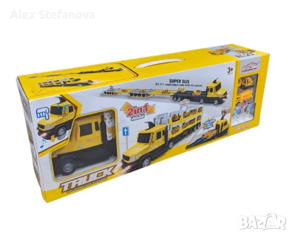 жълт автовоз , снимка 1