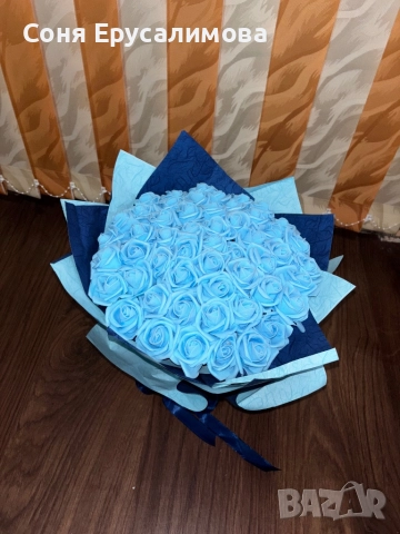 Букет от 101 вечни рози, снимка 12 - Изкуствени цветя - 48053937