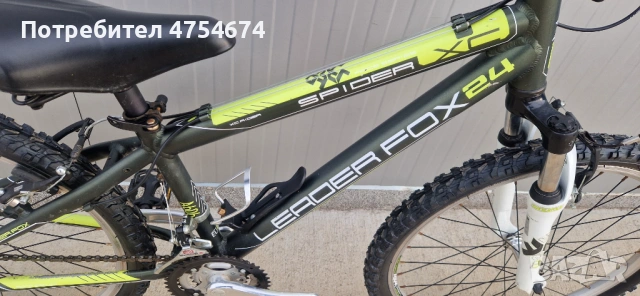 Юношески велосипед LEADER FOX колело 24", снимка 4 - Велосипеди - 53746727