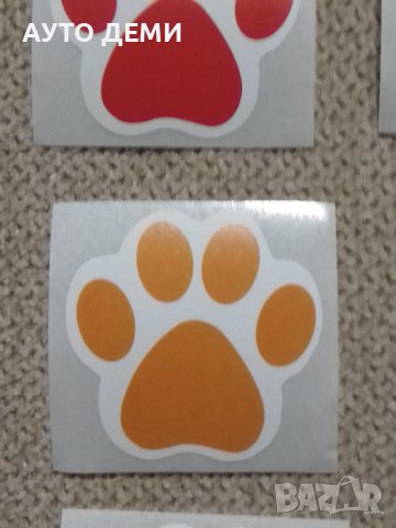 Самозалепващ гланциран цветен стикер лепенка цветна лапичка  за кола автомобил камион мотор колело т, снимка 5 - Аксесоари и консумативи - 38740491