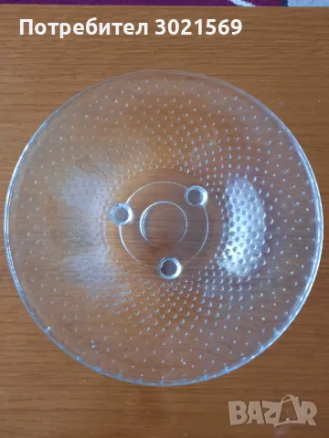 Стъклена фруктиера, снимка 1