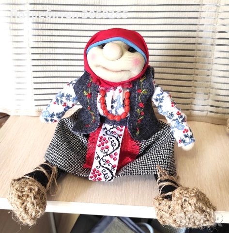 Кукла Баба Марта. Ръчна изработка., снимка 2 - Кукли - 52421044