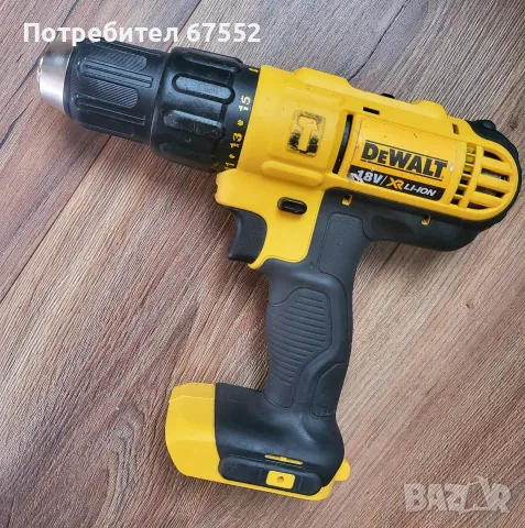 Ударен винтоверт Dewalt DCD776, само тяло в отлично състояние., снимка 2 - Винтоверти - 56127313