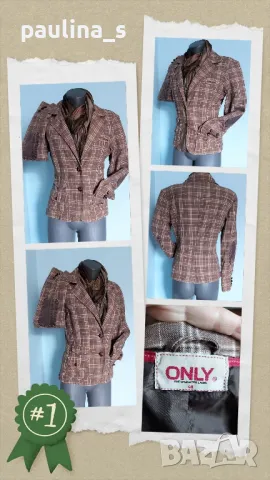 Два броя / Вталено марково сако "Hirsch" и "Only" - S / L , снимка 11 - Сака - 16862937