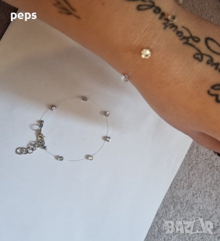 Гривна с камъчета, снимка 2 - Гривни - 39122419