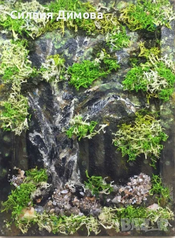 Картини с маслени бои и материали от природата, снимка 5 - Картини - 51299699