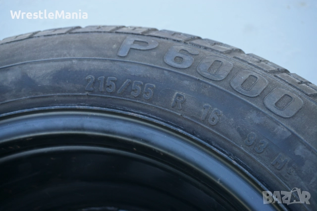 Оригинална Резервна Джанта за Mercedes W210 71/2x16H2/ET41 /Гума Pirelli P6000 215/55/16/3мм Грайфер, снимка 13 - Гуми и джанти - 51953919