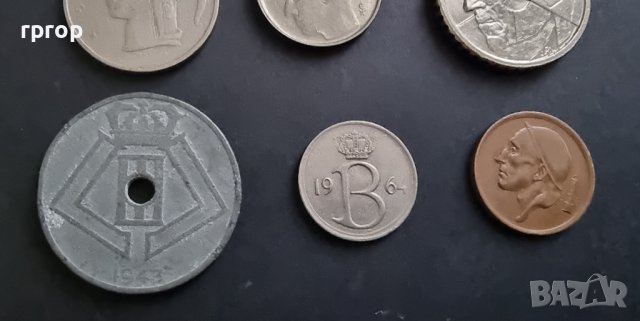 Монети. Белгия. Белгийски франк . 12 бр, снимка 10 - Нумизматика и бонистика - 41649459