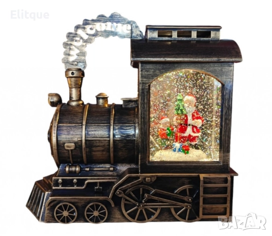 Музикална Коледна декорация влак – снежни човеци или Дядо Коледа, снимка 3 - Други стоки за дома - 52831803