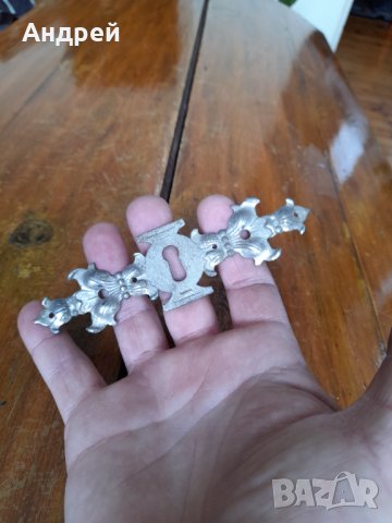 Стар обков за ключалка,брава #3, снимка 2 - Други ценни предмети - 35972585