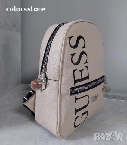 Бежова раница  Guess  код SD-G45, снимка 6 - Раници - 34498970