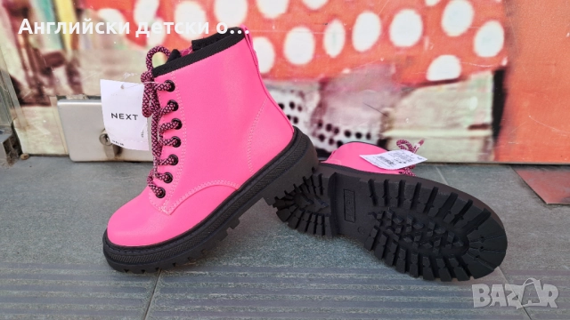 Английски детски боти-Next, снимка 3 - Детски боти и ботуши - 52377875
