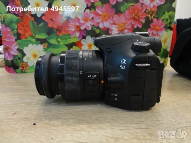 Продавам фотоапарат SONY ALPHA 58 с обектив, снимка 10 - Фотоапарати - 56023888