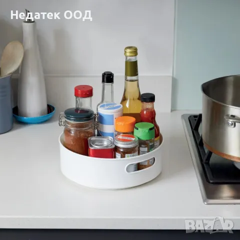 Въртяща се кухненска поставка, 22.5х6.5см, снимка 4 - Други - 47376120