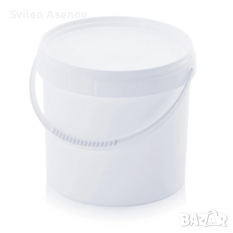 Пластмасова кофа 5,6л, Кръгла с пластмасова дръжка и капак