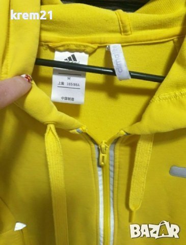 Adidas дамско жълто горнище номер s, снимка 7 - Суичъри - 42047105