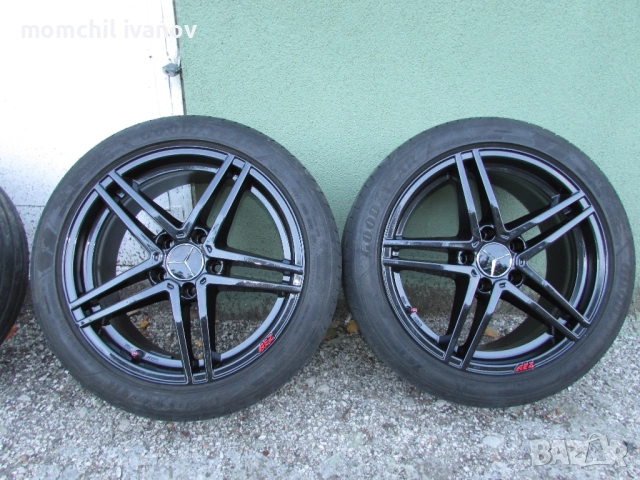 17" оригинални джанти за Мерцедес "AEZ" с гуми "GOODYEAR" 225/45, снимка 4 - Гуми и джанти - 52160096