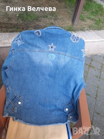 Дамско дънково яке, снимка 3 - Сака - 40842781