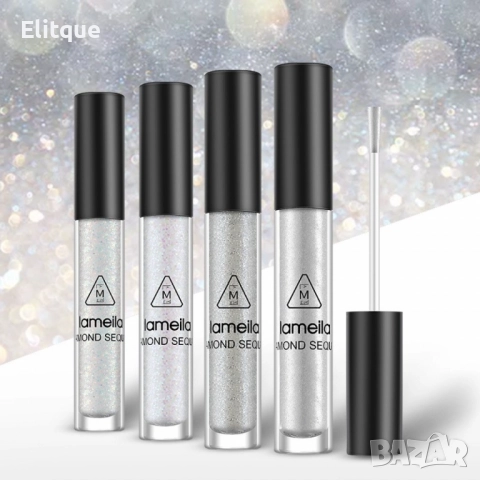 Блестящи течни сенки за очи в четири различни цвята HZS279, снимка 4 - Други - 52830739