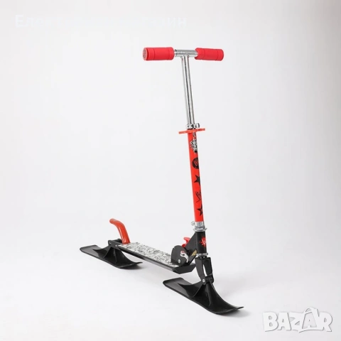 Детска тротинетка за пързаляне по сняг и каране по асфалт., снимка 4 - Скутери и тротинетки - 53668681