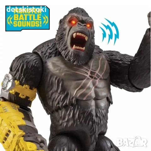 Кинг Конг с Мега ръкавица и функция юмрук 33см GODZILLA x KONG, снимка 3 - Фигурки - 53838632