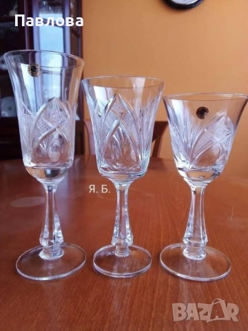 Кристални чаши серия,, Зорница "