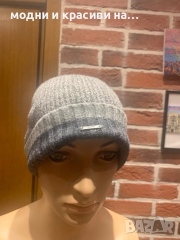 Мъжки каскет вълна и кашмир и мъжка шапка фина вълна Hugo Boss, снимка 8 - Шапки - 53179113